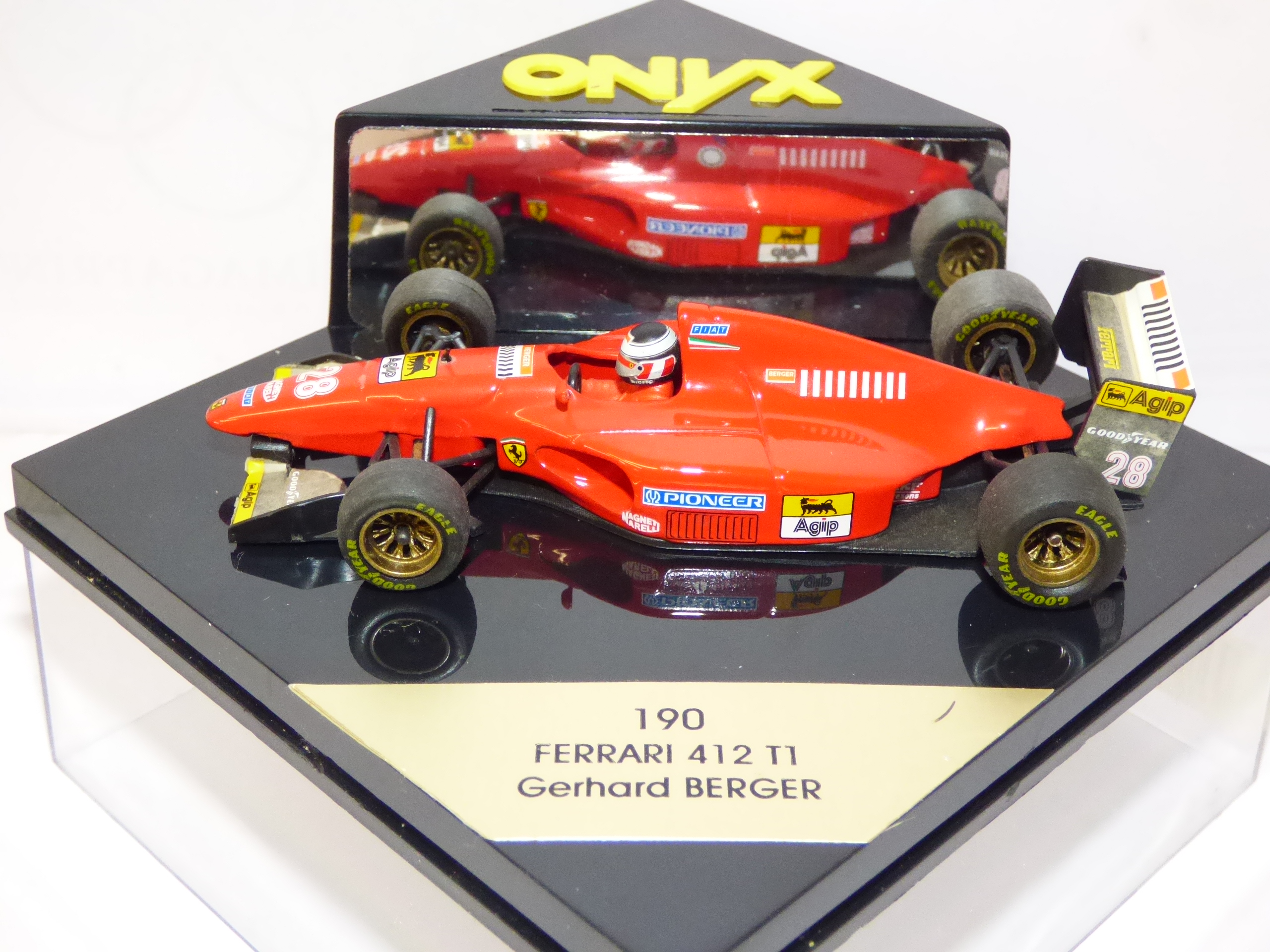 Onyx F1 1/43 ミニカー 11台まとめ売り！ Onyx Formula 1 Ferrari 412 T1 Gerhard Berger